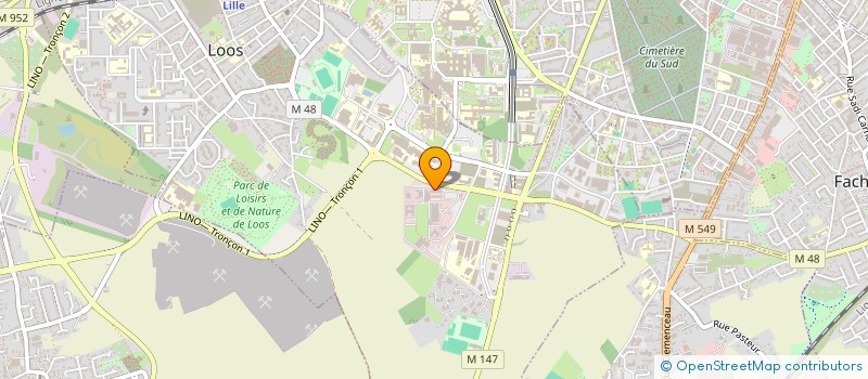 localisation de l'entreprise MONSIEUR BASTIEN CHEVAUCHER  LOOS