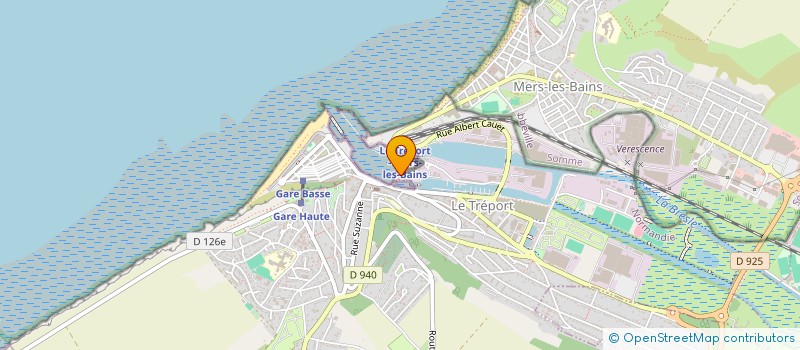 localisation de l'entreprise MONSIEUR BASTIEN CHIRON  LE TREPORT