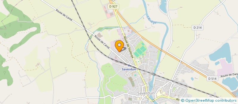 localisation de l'entreprise MONSIEUR BASTIEN CLAPIER à SAVERDUN