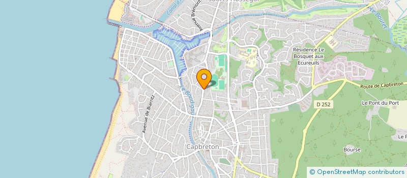 localisation de l'entreprise MONSIEUR BASTIEN CLAREY  CAPBRETON