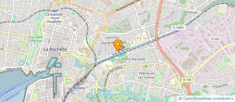 localisation de l'entreprise MONSIEUR BASTIEN CLAVEAU  LA ROCHELLE