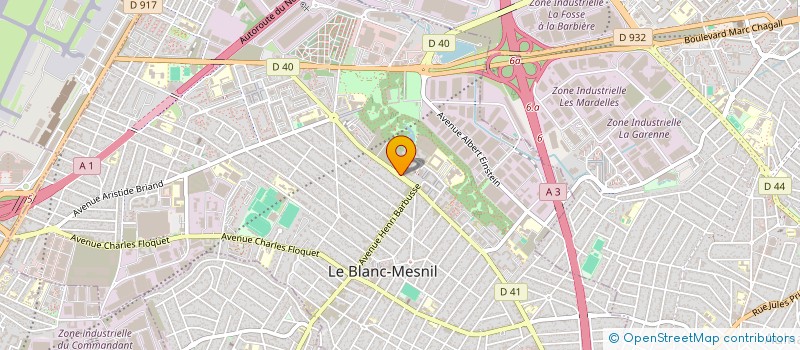 localisation de l'entreprise MONSIEUR BASTIEN CLOCHARD  LE BLANC-MESNIL
