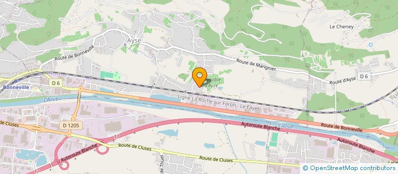 localisation de l'entreprise MONSIEUR BASTIEN CLUZEL  AYSE