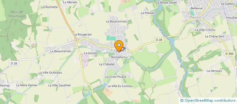 localisation de l'entreprise MONSIEUR BASTIEN COLIN à PLESLIN-TRIGAVOU