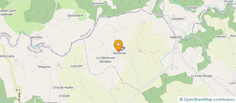 localisation de l'entreprise MONSIEUR BASTIEN COLLIN à QUERRIEN