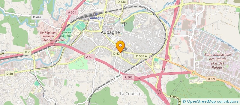 localisation de l'entreprise MONSIEUR BASTIEN COLLINET à AUBAGNE