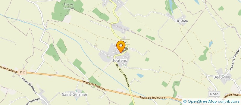 localisation de l'entreprise MONSIEUR BASTIEN COMPAN  TOUTENS