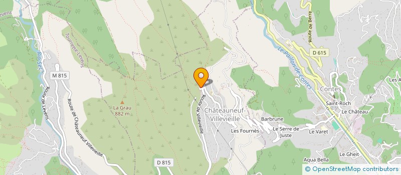 localisation de l'entreprise MONSIEUR BASTIEN COMTE à CHATEAUNEUF-VILLEVIEILLE