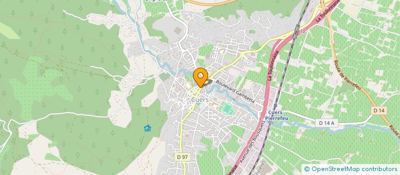 localisation de l'entreprise MONSIEUR BASTIEN CORDIER  CUERS