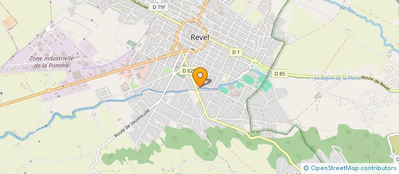 localisation de l'entreprise MONSIEUR BASTIEN COSTES  REVEL