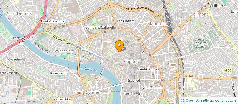 localisation de l'entreprise MONSIEUR BASTIEN COUEPEL  TOULOUSE