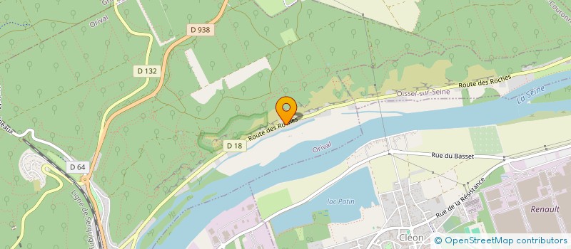 localisation de l'entreprise MONSIEUR BASTIEN CRENN  ORIVAL