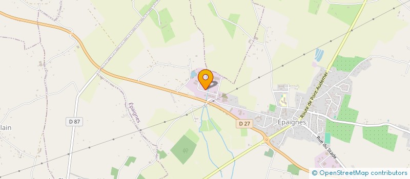 localisation de l'entreprise MONSIEUR BASTIEN CROCHEMORE  EPAIGNES