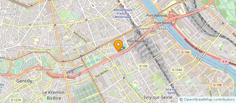 localisation de l'entreprise MONSIEUR BASTIEN CROUTS DE PAILLE  PARIS