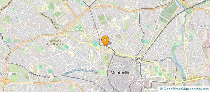 localisation de l'entreprise MONSIEUR BASTIEN CROUZET  MONTPELLIER