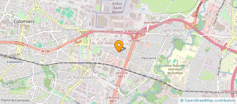 localisation de l'entreprise MONSIEUR BASTIEN CURIEUX à TOULOUSE