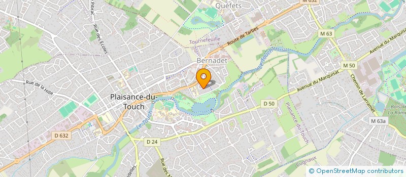 localisation de l'entreprise MONSIEUR BASTIEN D ALMEIDA à PLAISANCE-DU-TOUCH