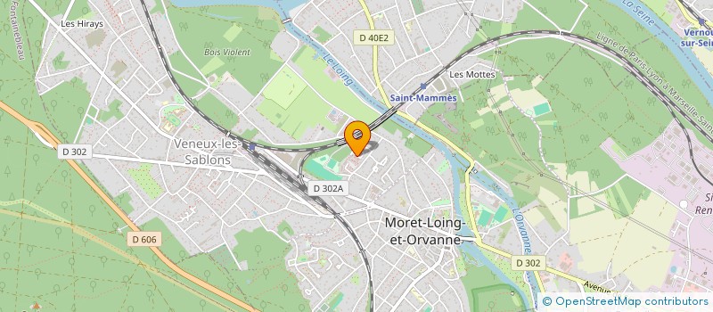 localisation de l'entreprise MONSIEUR BASTIEN DA SILVA  MORET-LOING-ET-ORVANNE