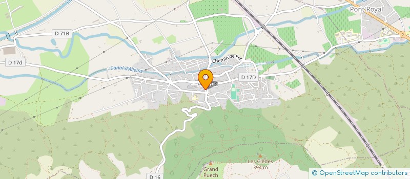 localisation de l'entreprise MONSIEUR BASTIEN DALMASSO à ALLEINS
