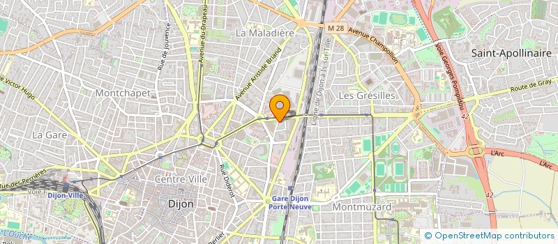 localisation de l'entreprise MONSIEUR BASTIEN DANGLARD à DIJON