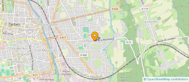 localisation de l'entreprise MONSIEUR BASTIEN DANTIN  SEMEAC