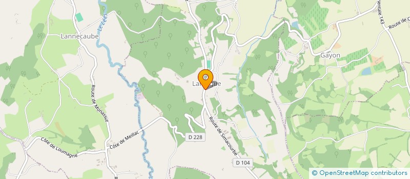 localisation de l'entreprise MONSIEUR BASTIEN DARRICADES  LALONGUE