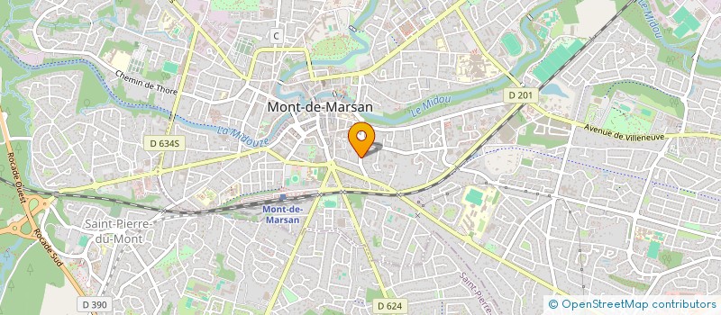 localisation de l'entreprise MONSIEUR BASTIEN DARTENUC  MONT-DE-MARSAN