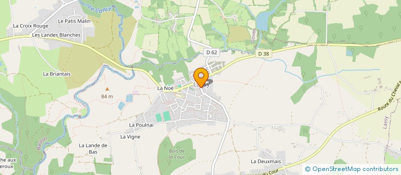 localisation de l'entreprise MONSIEUR BASTIEN DAUCE  LASSY