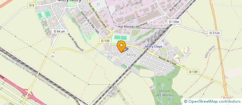 localisation de l'entreprise MONSIEUR BASTIEN DE AREDE  MITRY-MORY