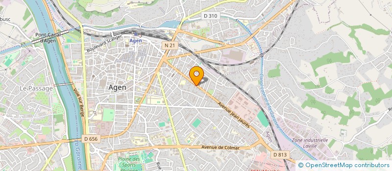 localisation de l'entreprise MONSIEUR BASTIEN DEBAYLE  AGEN