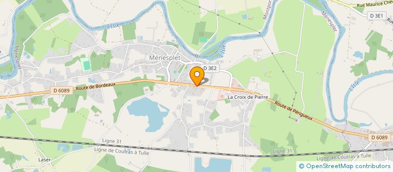 localisation de l'entreprise MONSIEUR BASTIEN DEGRENNE  MENESPLET