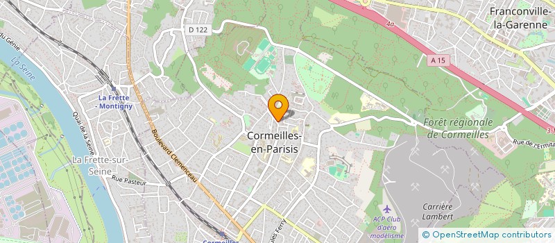 localisation de l'entreprise MONSIEUR BASTIEN DELAROCHE à CORMEILLES-EN-PARISIS