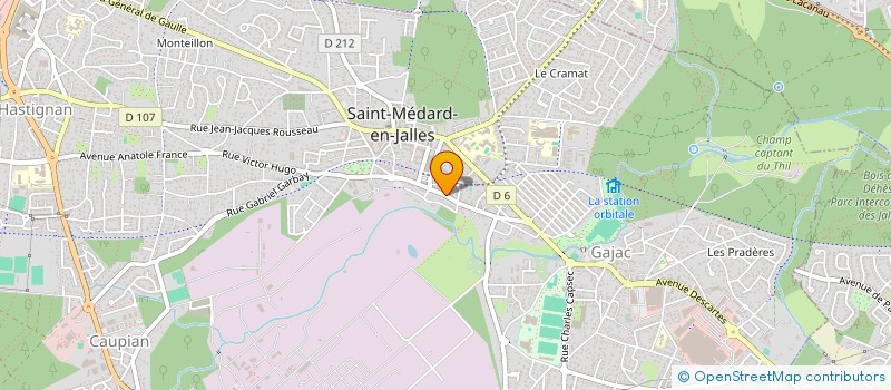 localisation de l'entreprise MONSIEUR BASTIEN DELATOUCHE  SAINT-MEDARD-EN-JALLES