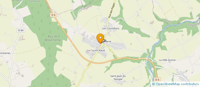 localisation de l'entreprise MONSIEUR BASTIEN DELAUNEY à PLELO