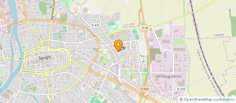 localisation de l'entreprise MONSIEUR BASTIEN DELGUTTE à SENS