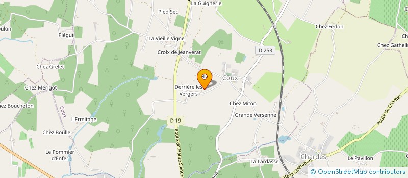 localisation de l'entreprise MONSIEUR BASTIEN DELHOUME  MONTENDRE