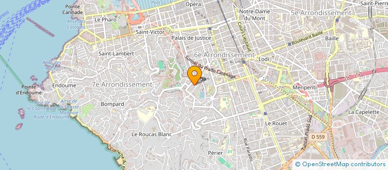 localisation de l'entreprise MONSIEUR BASTIEN DELPECH à MARSEILLE