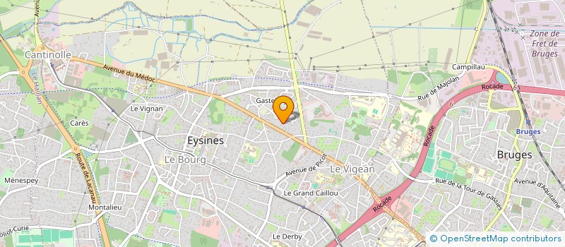 localisation de l'entreprise MONSIEUR BASTIEN DEMONTOUX  EYSINES