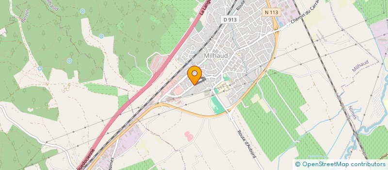 localisation de l'entreprise MONSIEUR BASTIEN DESCHAMPES  MILHAUD