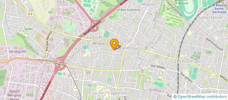 localisation de l'entreprise MONSIEUR BASTIEN DESERME  MERIGNAC