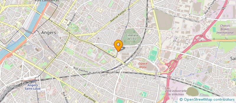 localisation de l'entreprise MONSIEUR BASTIEN DESTRUMEL à ANGERS