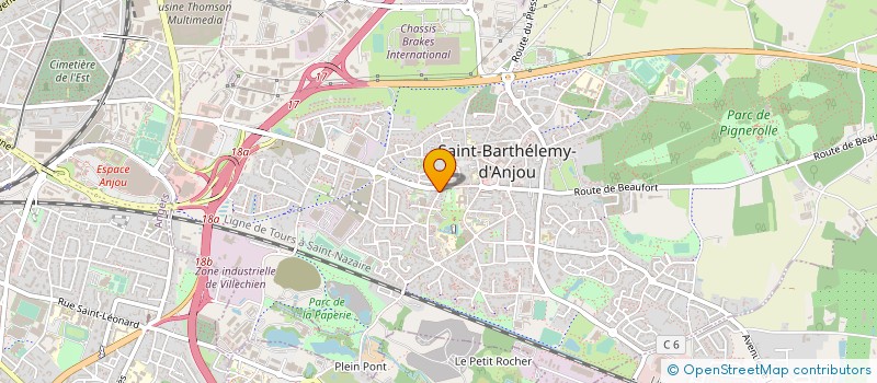 localisation de l'entreprise MONSIEUR BASTIEN DESVEAUX à ANGERS