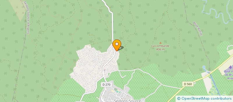 localisation de l'entreprise MONSIEUR BASTIEN DETOURNAY  SEILLONS-SOURCE-D'ARGENS