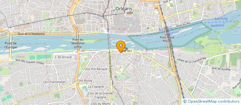 localisation de l'entreprise MONSIEUR BASTIEN DEVIN  ORLEANS