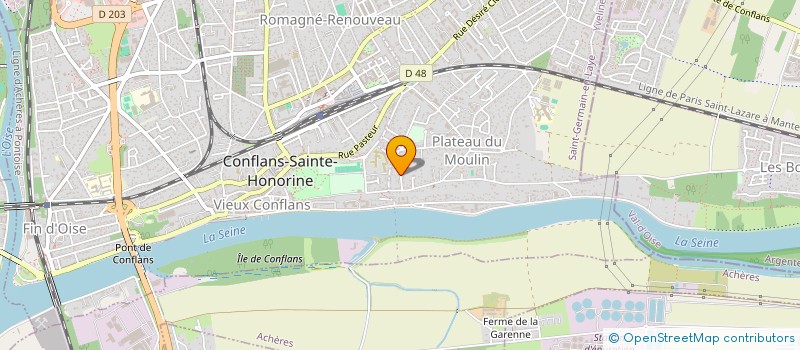 localisation de l'entreprise MONSIEUR BASTIEN DEVOS  CONFLANS-SAINTE-HONORINE