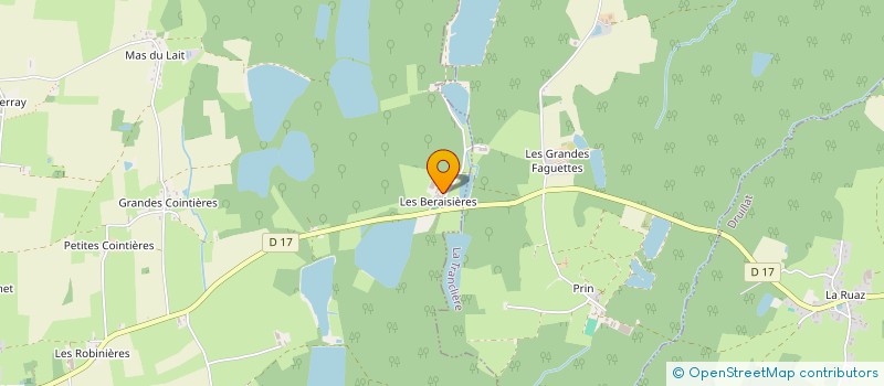 localisation de l'entreprise MONSIEUR BASTIEN DHALLUIN  DOMPIERRE-SUR-VEYLE