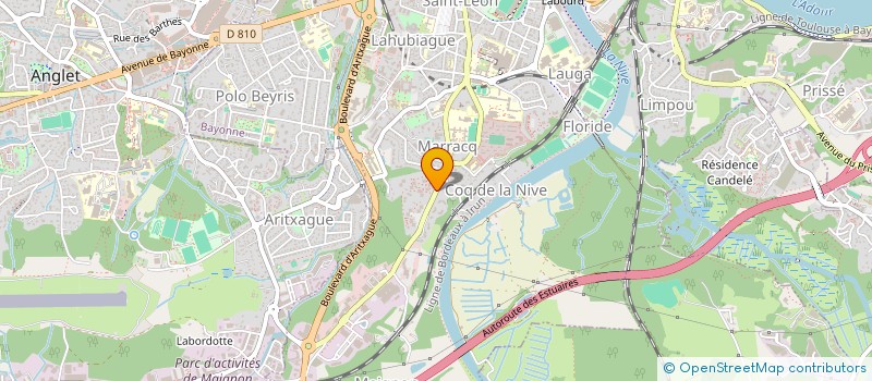 localisation de l'entreprise MONSIEUR BASTIEN DIANA  BAYONNE