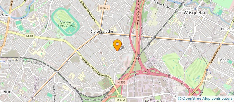localisation de l'entreprise MONSIEUR BASTIEN DICQUE à MARCQ-EN-BARŒUL
