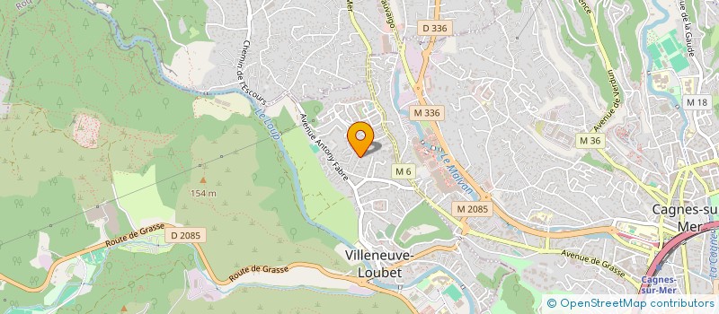 localisation de l'entreprise MONSIEUR BASTIEN DON à VILLENEUVE-LOUBET