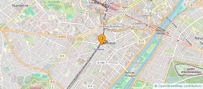 localisation de l'entreprise MONSIEUR BASTIEN DOREAU  PUTEAUX